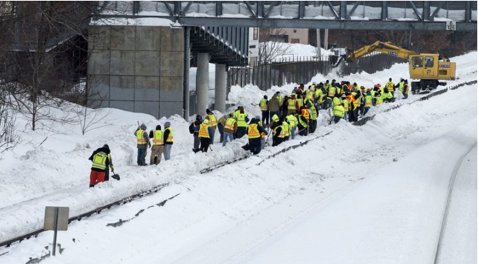 Temporal Afeta Costa Leste dos Estados Unidos com Queda de Neve