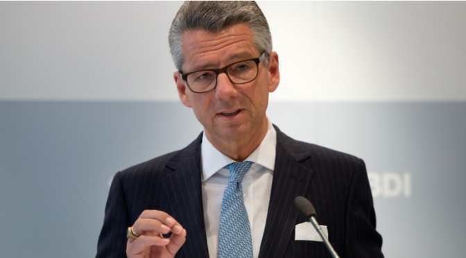 Presidente da indústria alemã quer acordo de comércio livre com os EUA