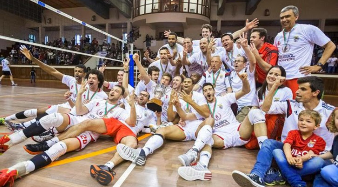 Benfica conquista terceiro título consecutivo de campeão português de voleibol