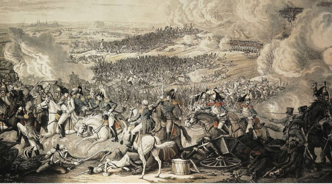 Há 200 anos, a sul de Bruxelas, Wellington enfrenta Napoleão na Batalha de Waterloo