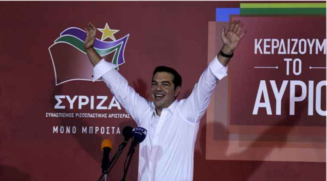 Na Grécia, vitória eleitoral de Tsipras reedita governo e livra-se dos radicais do Syriza