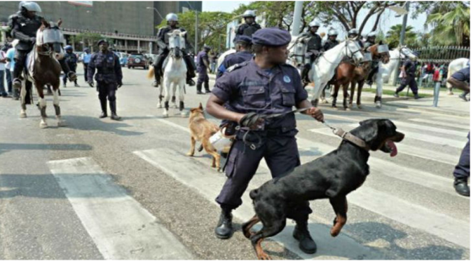 Proibidas manifestações em Angola por razões de segurança