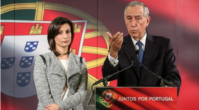 Rebelo de Sousa apresenta jovem cientista como sua mandatária nacional