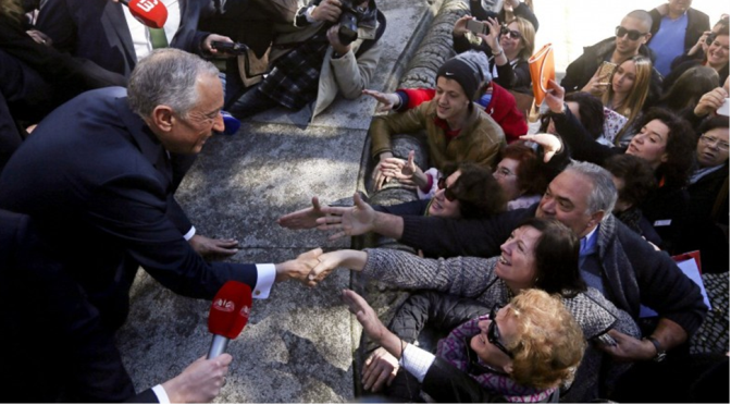 Ao terceiro dia o presidente Marcelo Rebelo de Sousa subiu ao Porto