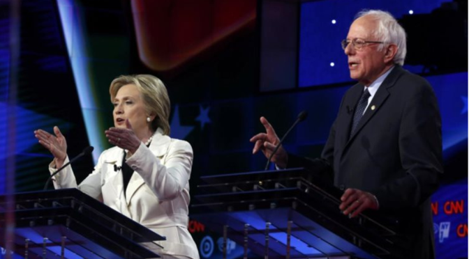 Ninguém dormiu em Brooklyn com o barulho de Bernie Sanders e Hillary Clinton