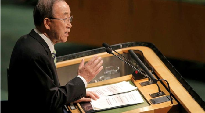 Secretário-geral da ONU Ban Ki-moon vai visitar Portugal em maio