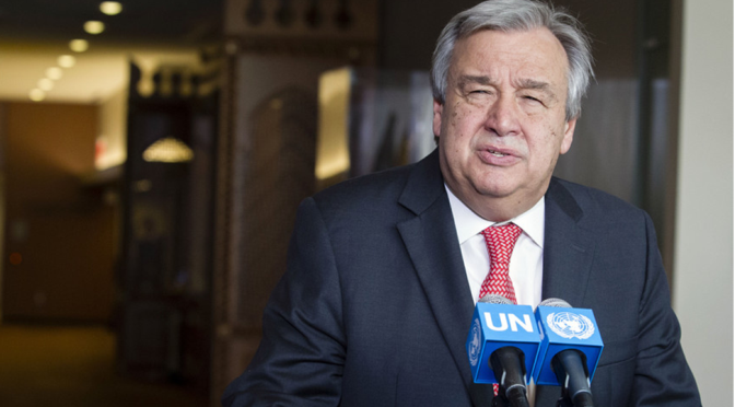 Guterres quer liderar uma ONU que “fale mais alto e mais claro”