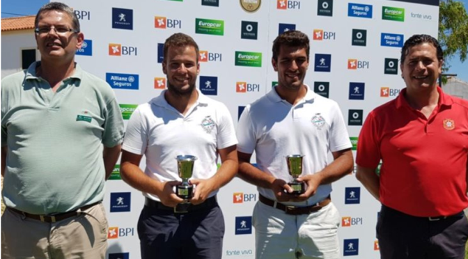 Os golfistas Tomás Bessa e Renato Ferreira sagraram-se bicampeões de pares