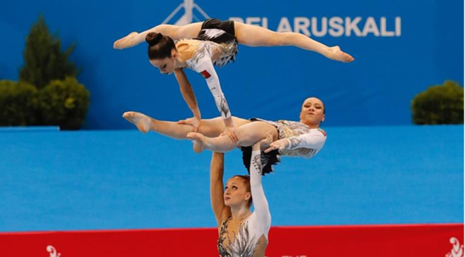 A equipa portuguesa de ginástica conquista prata e bronze nos Europeus de Ginástica realizados na Bielorrússia