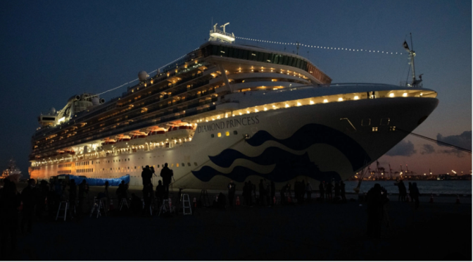 O navio que se tornou um “laboratório flutuante” da transmissão do Covid-19