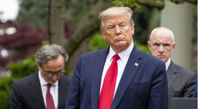 EUA anunciam suspensão da contribuição para a OMS por má gestão da pandemia Covid-19